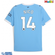 Manchester City Nico Gonzalez #14 Domaci Dres 2025-26 Kratak Rukav
